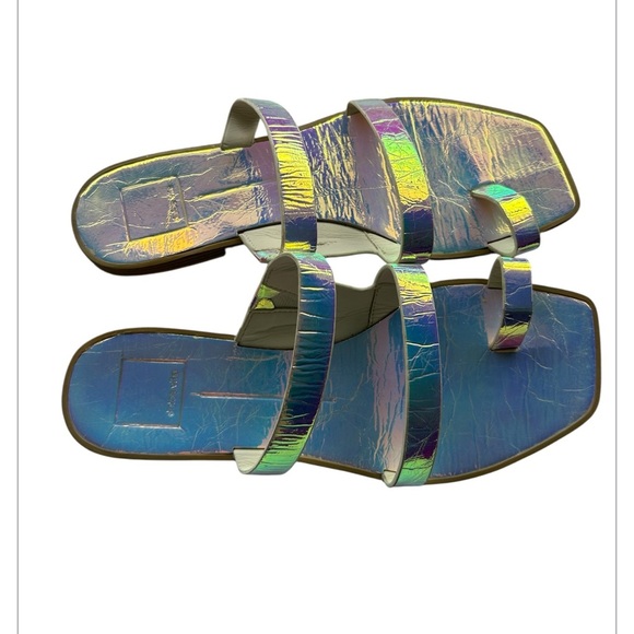 Dolce Vita Isala Sandals Iridescent Size 9 - Picture 4 of 8